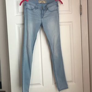 Hollister light wash jean legging